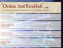 Tablet Screenshot of ordainandestablish.com
